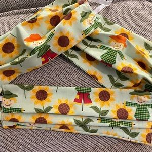 Trifold 2 layer 100% cotton face mask